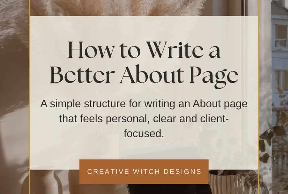 How to Write an About Page That Connects With Your Ideal Clients